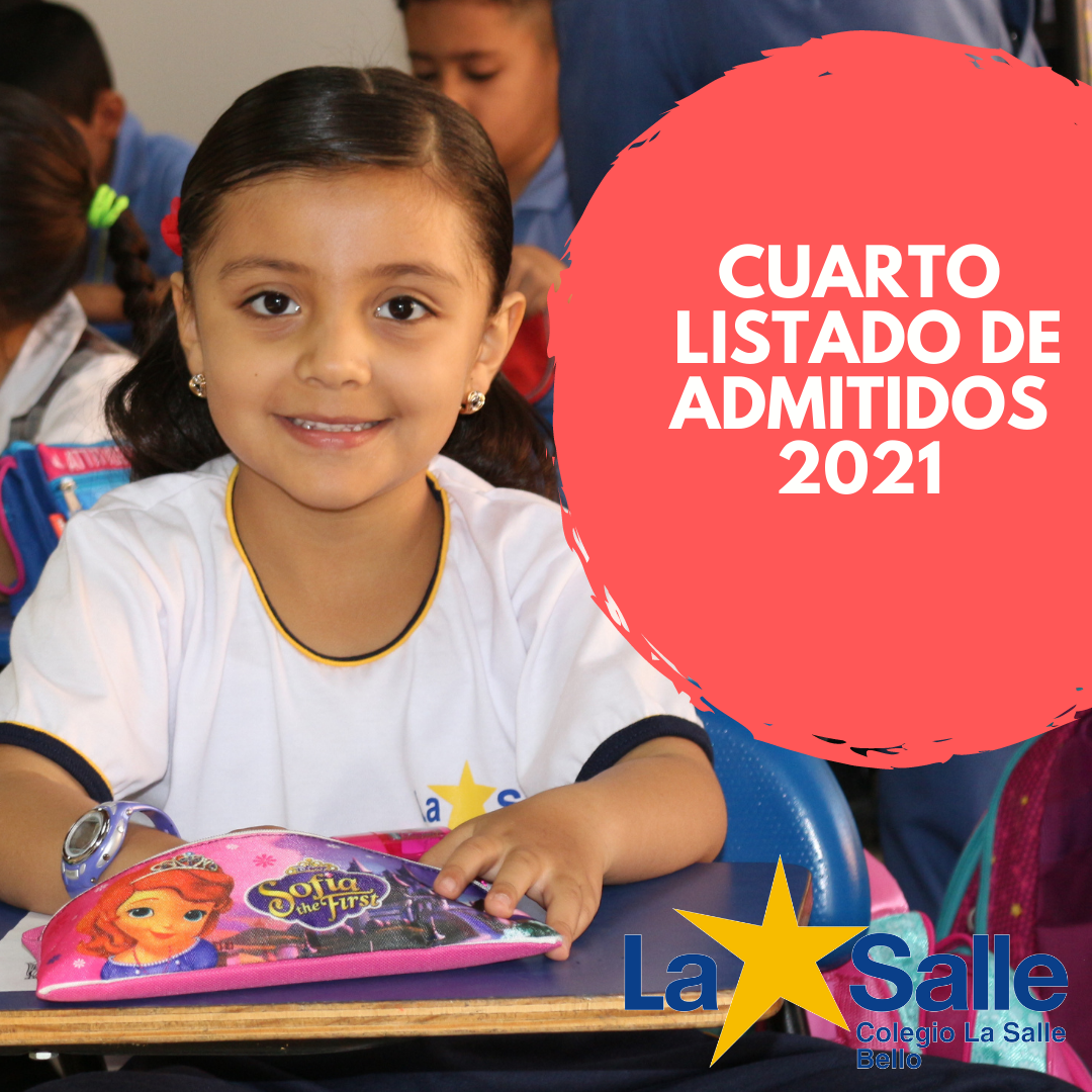 Cuarto Listado de admitidos 2021