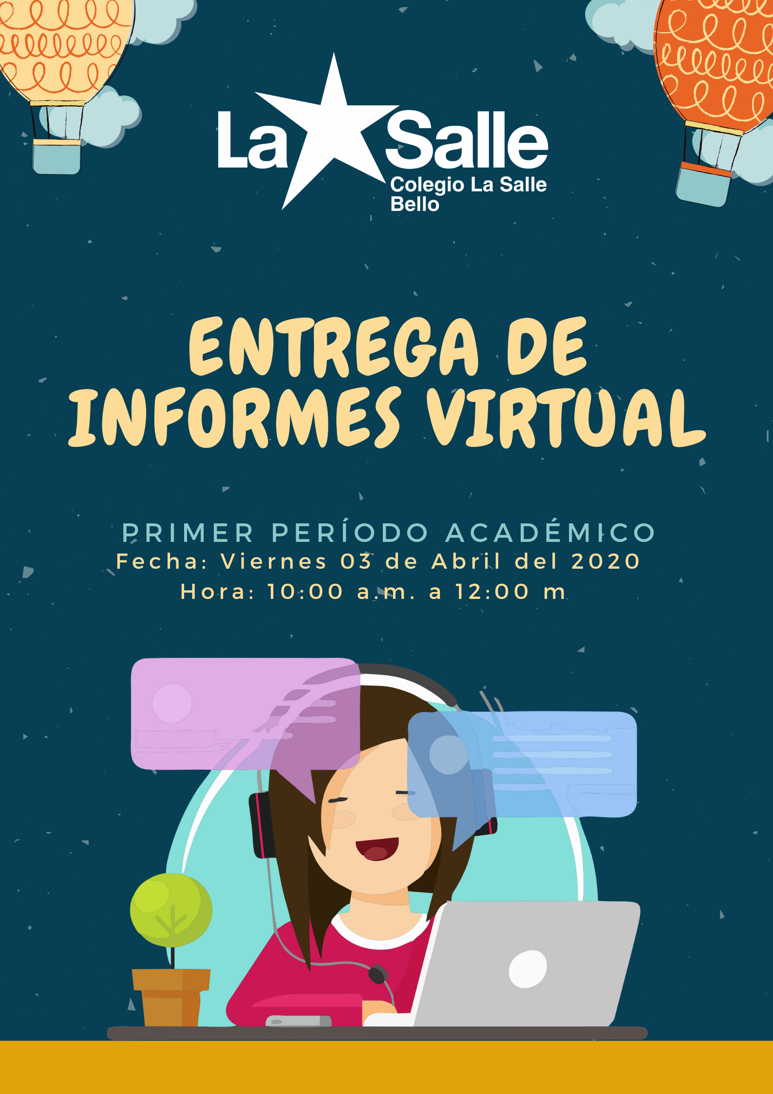 Turquesa Oscuro Festival de Dibujos Animados Póster